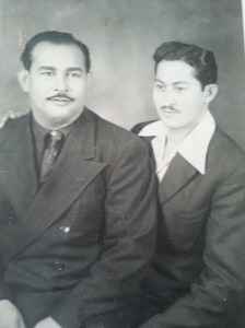 Grandpa Victor Manuel (right), his brother Americo (left)